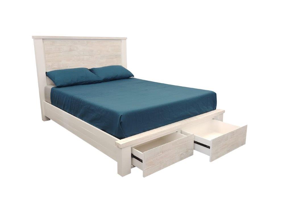 Shelly Bay Queen Slat Storage Frame