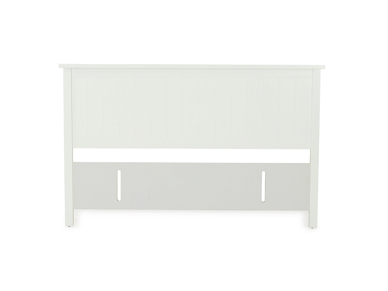 Kingston White Grooved Headboard