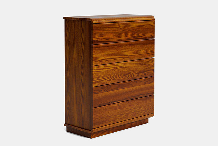 Mythos 5 Drawer Tallboy - American Ash