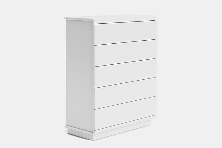 
                  
                    Mythos 5 Drawer Tallboy - Pine
                  
                