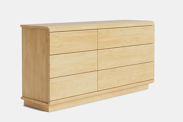 Mythos 6 Drawer Lowboy Large - Pine