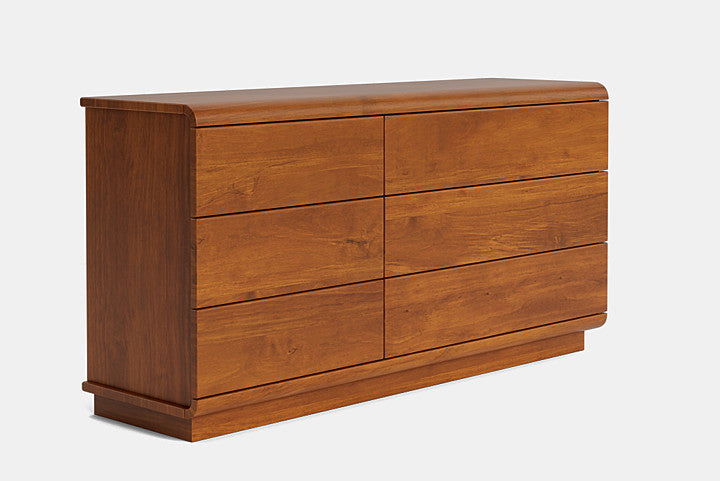 Mythos 6 Drawer Lowboy Large - Pine