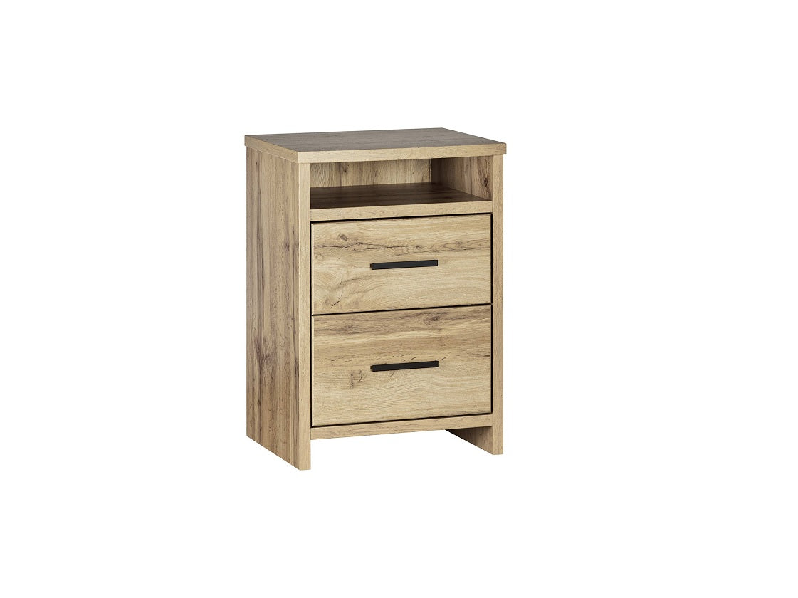 Nova 2 Drawer Tall Bedside