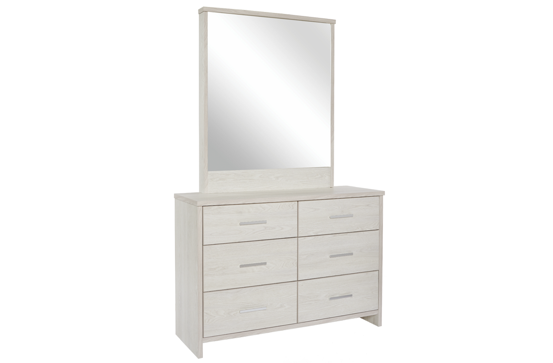 Atlas 6 Drawer Dresser with Mirror ATL-D126