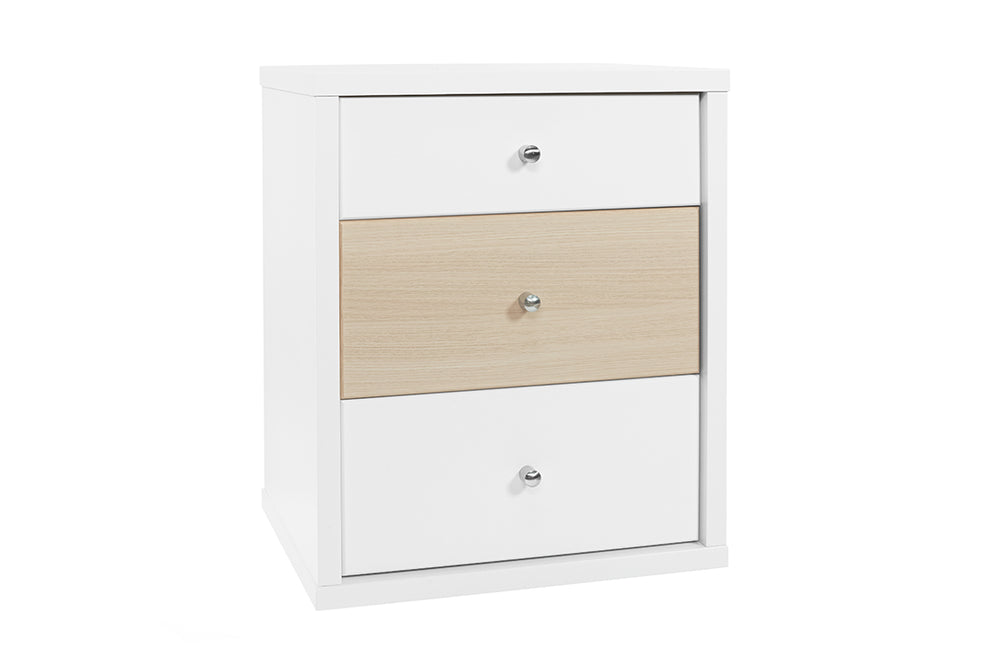 
                  
                    Cosmo 3 Drawer Bedside COS-B43-T
                  
                