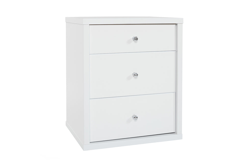 Cosmo 3 Drawer Bedside COS-B43-T